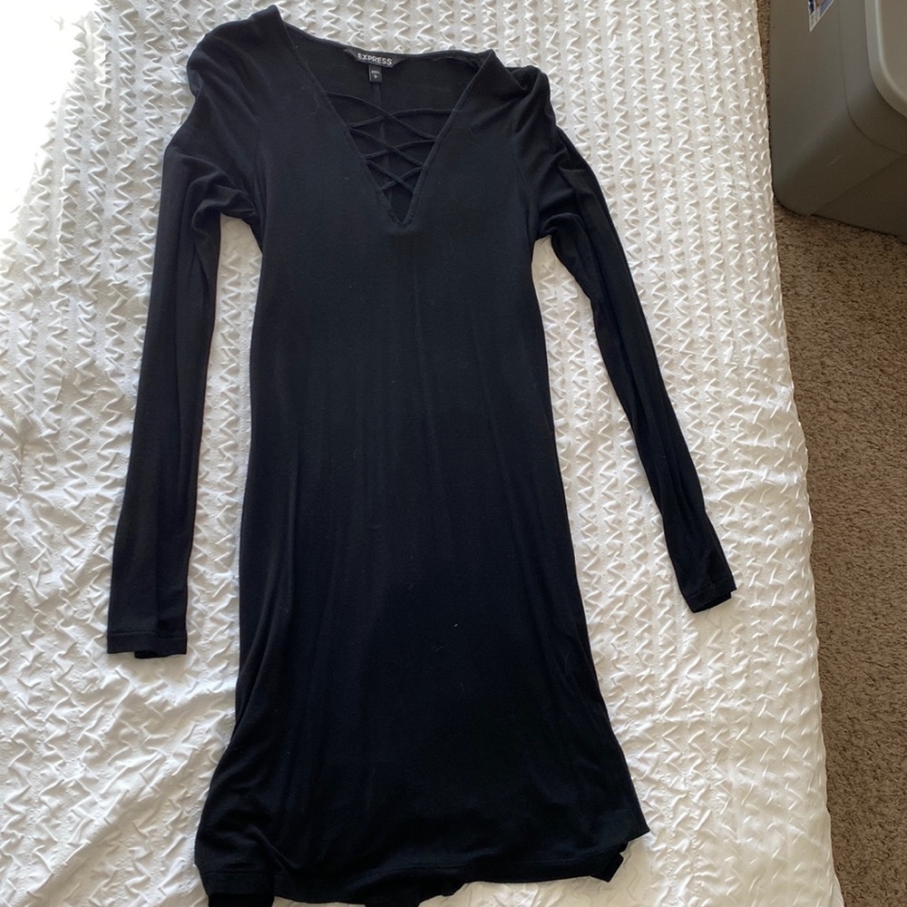 Express black dress